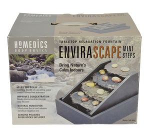 Homedics Envirascape Water Steps Fountain Model WF-MINI Tabletop Relaxation