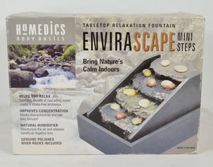 Homedics Envirascape Water Steps Fountain Model WF-MINI Tabletop Relaxation