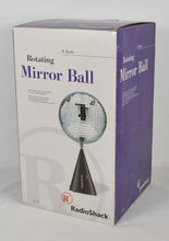 Vtg 8” Radio Shack Disco Rotating Mirror Ball Motorized 420-3061 NEW RARE