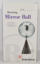Vtg 8” Radio Shack Disco Rotating Mirror Ball Motorized 420-3061 NEW RARE