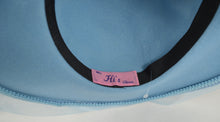Mr Hi’s Classic Wool Church Hat Blue Sequins Lace Ribbon