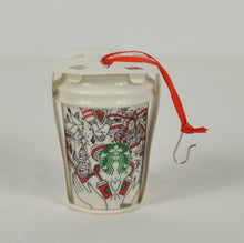 Starbucks Red Cup Ceramic Christmas Ornament