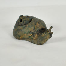 Vintage Primitive Rustic Cast Iron Incense Burner Holder Snail MC