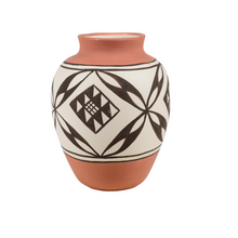 Isieta New Mexico Pueblo American Native Jar Vase Pottery Art Signed Dora Jojola