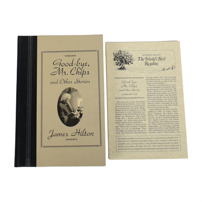 Readers Digest: Worlds Best Reading Lot ~ James Hilton Hard Cover Good-bye, Mr. Chips