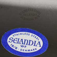 Selandia of Denmark Stainless Steel Divided Tray with Teak Handles NIB MCM