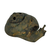 Vintage Primitive Rustic Cast Iron Incense Burner Holder Snail MC