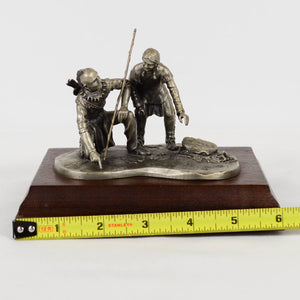 Lance Fine Pewter "Tracking Lesson" by Brian Rodden LE #115
