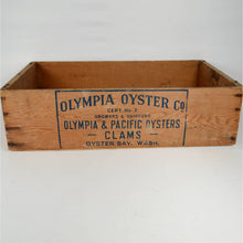 Vtg. Olympia Oyster Co. Wood Crate Rare Find Great Condition!