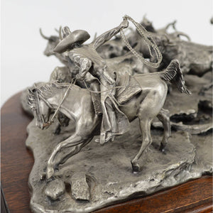 1973 Don Polland Chilmark Fine Pewter "Border Rustlers"