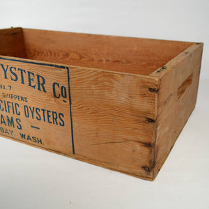 Vtg. Olympia Oyster Co. Wood Crate Rare Find Great Condition!