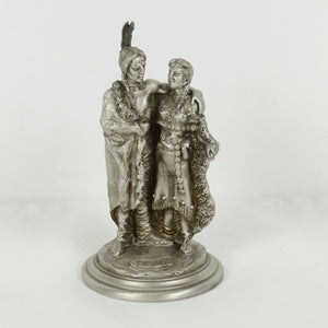 Don Polland Fine Pewter American Indian Couple 1994