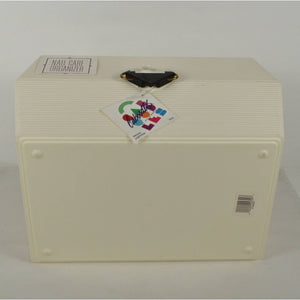 Caboodles Make Up Nail Care Organizer Model 2700 White VTG 80s Complete