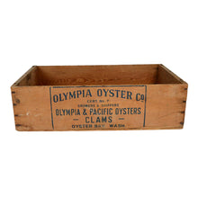 Vtg. Olympia Oyster Co. Wood Crate Rare Find Great Condition!